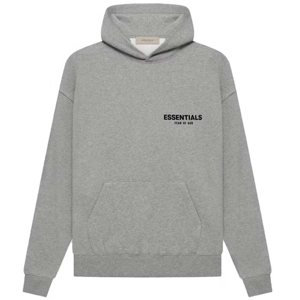 BRAND NEW Fear of God Essentials Dark Oatmeal Hoodie Sweatshirt